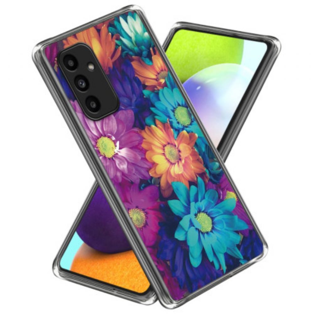 Hoesje Samsung Galaxy A15 Chrysanten Bescherming Hoesje