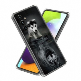 Hoesje Samsung Galaxy A15 Hond En Wolf