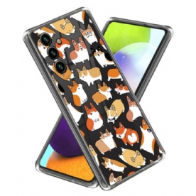 Hoesje Samsung Galaxy A15 Kleine Honden Bescherming Hoesje