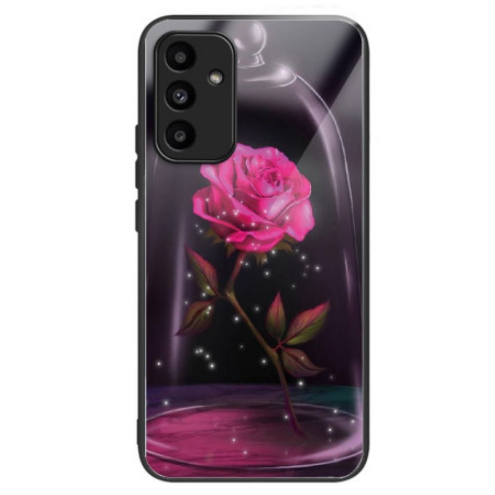 Hoesje Samsung Galaxy A15 Roze Gehard Glas