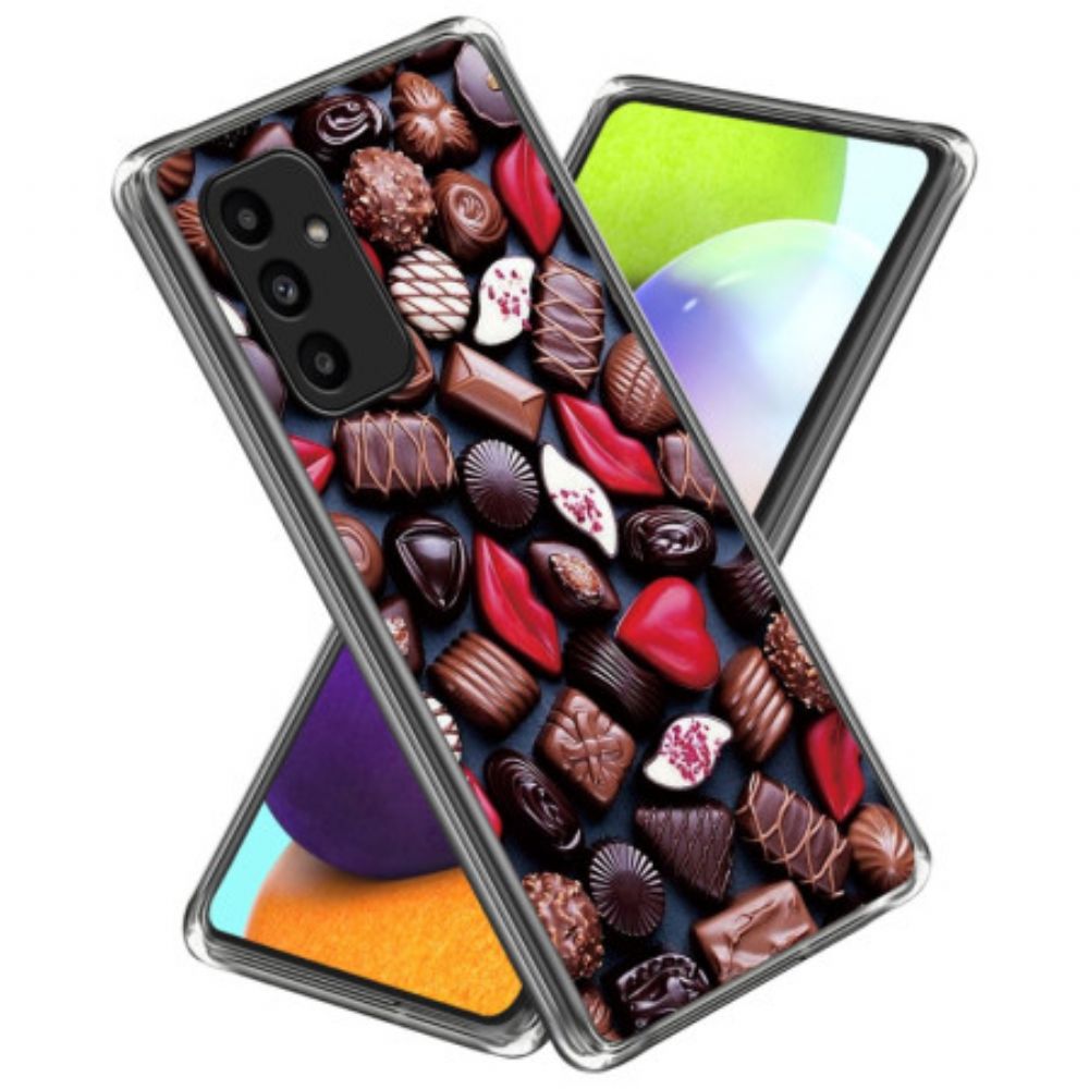 Hoesje Voor Samsung Galaxy A15 Creatieve Chocolaatjes