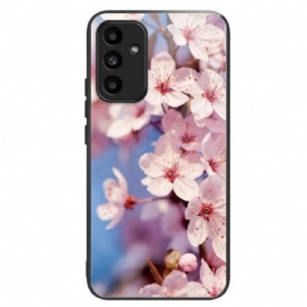 Hoesje Voor Samsung Galaxy A15 Perzikbloesems Van Gehard Glas