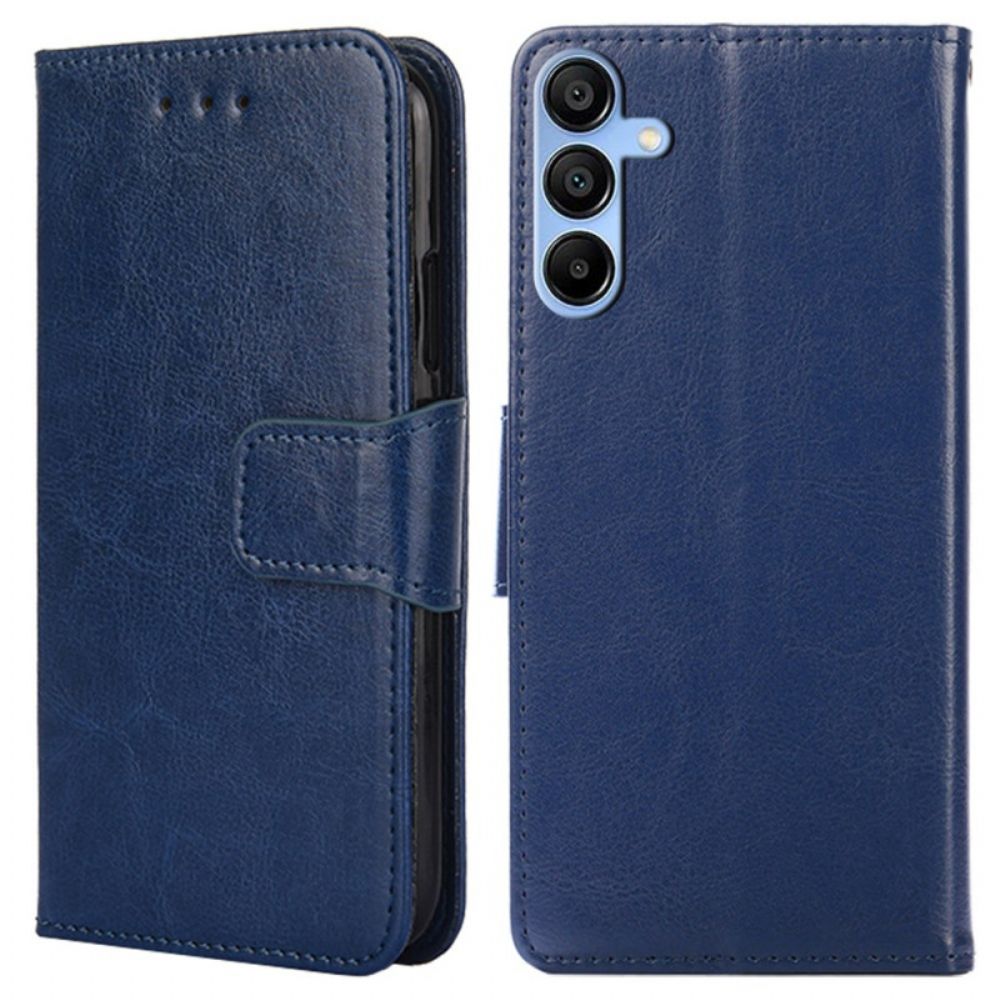 Leren Hoesje Samsung Galaxy A15 Vintage Bescherming Hoesje