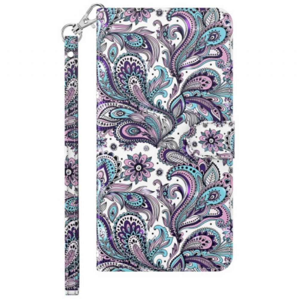 Leren Hoesje Voor Samsung Galaxy A15 Strapless Impatiens