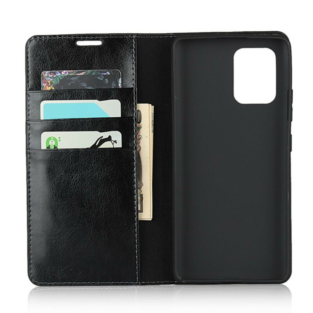 Bescherming Hoesje voor Samsung Galaxy S10 Lite Folio-hoesje Echt Leer