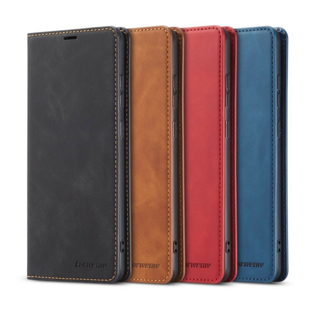 Bescherming Hoesje voor Samsung Galaxy S10 Lite Folio-hoesje Lederen Effect Forwenw