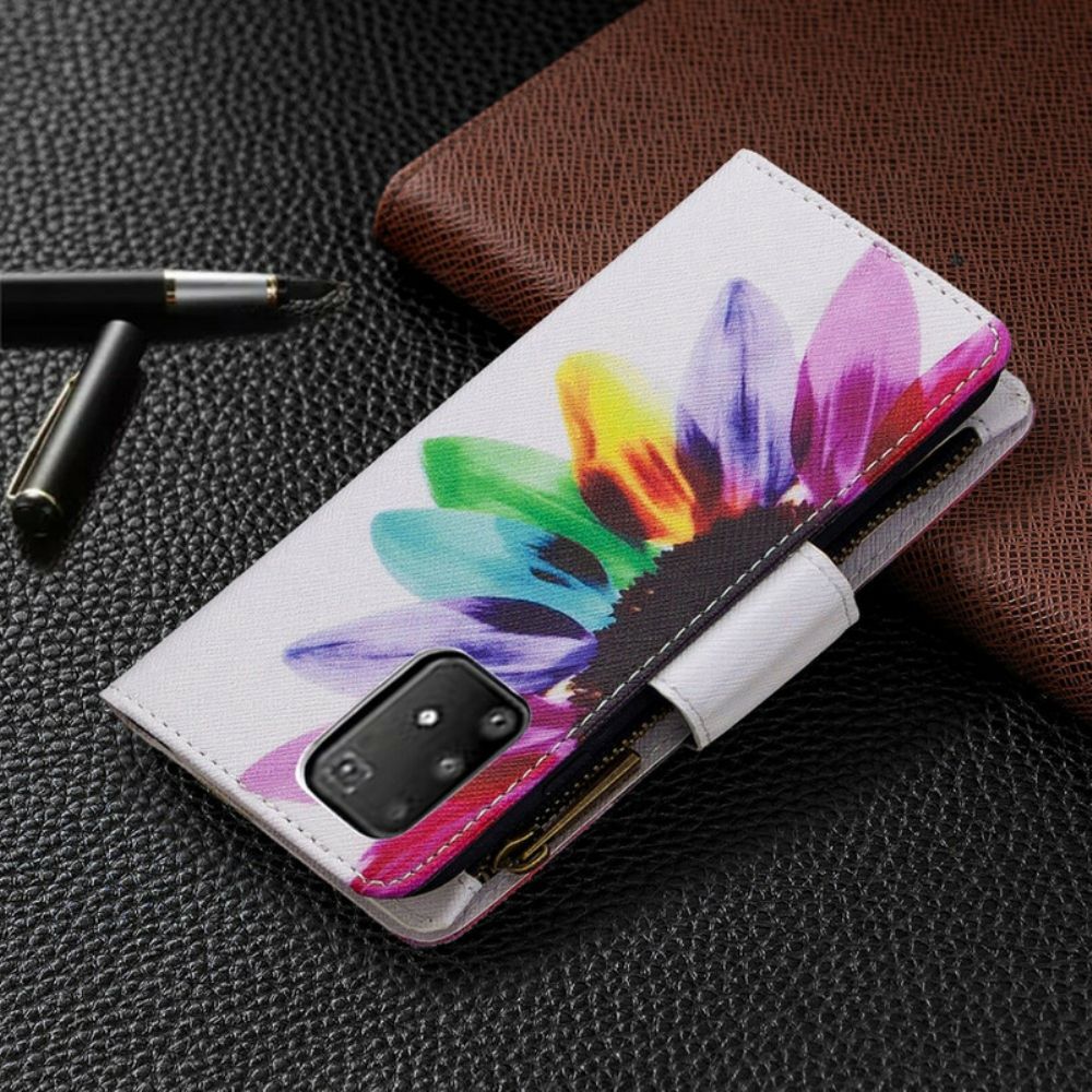 Folio-hoesje voor Samsung Galaxy S10 Lite Bloemzak Met Rits