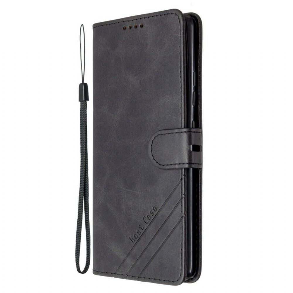 Folio-hoesje voor Samsung Galaxy S10 Lite Faux Leren Beste Case