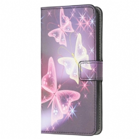 Folio-hoesje voor Samsung Galaxy S10 Lite Neonvlinders