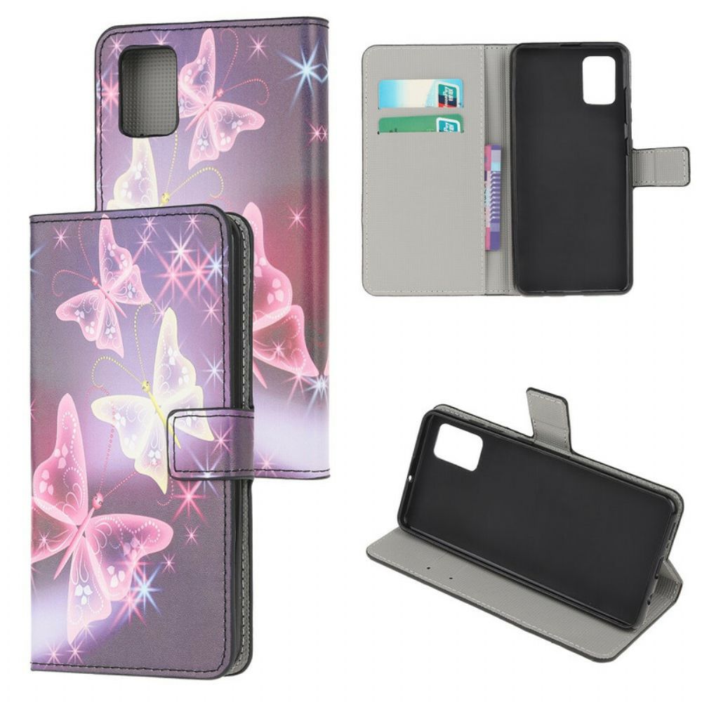 Folio-hoesje voor Samsung Galaxy S10 Lite Neonvlinders