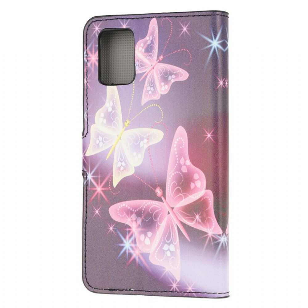 Folio-hoesje voor Samsung Galaxy S10 Lite Neonvlinders