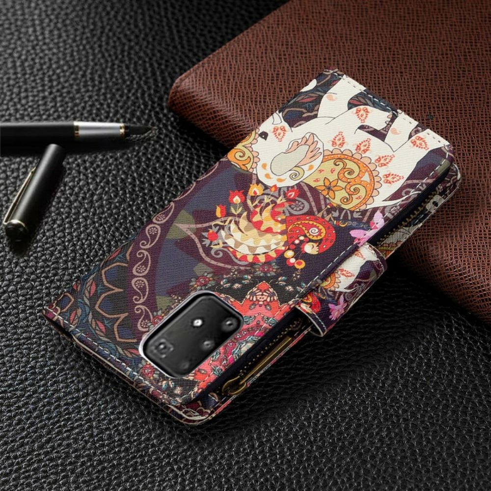 Folio-hoesje voor Samsung Galaxy S10 Lite Olifantenzak Met Rits