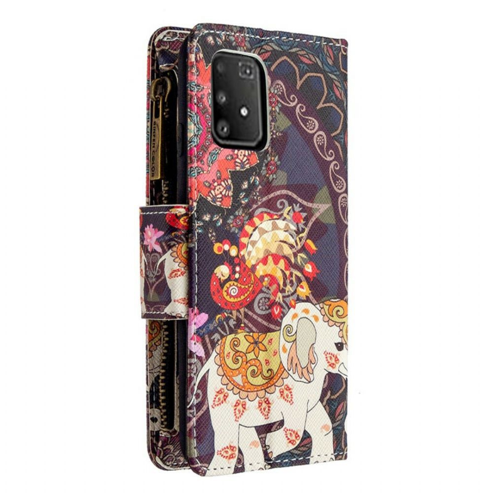 Folio-hoesje voor Samsung Galaxy S10 Lite Olifantenzak Met Rits