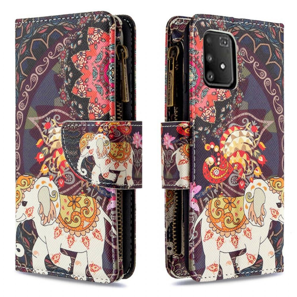 Folio-hoesje voor Samsung Galaxy S10 Lite Olifantenzak Met Rits