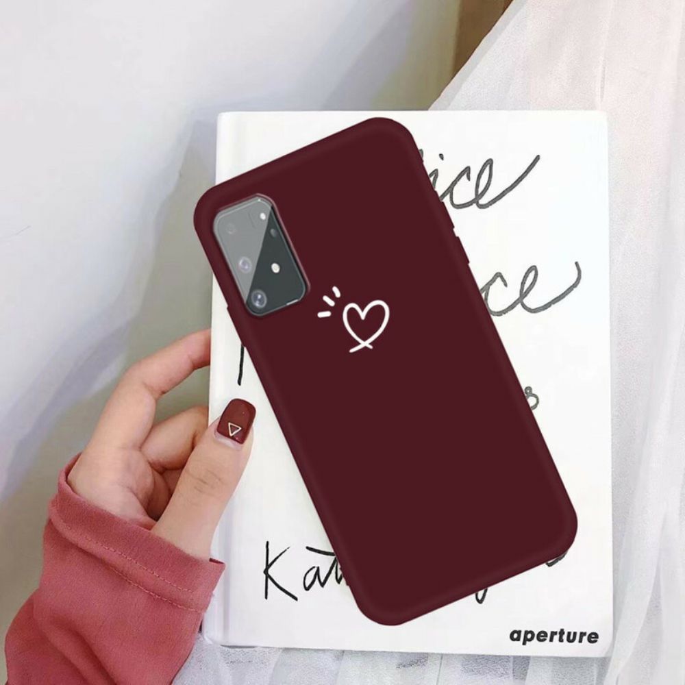 Hoesje voor Samsung Galaxy S10 Lite Kloppend Hart Siliconen