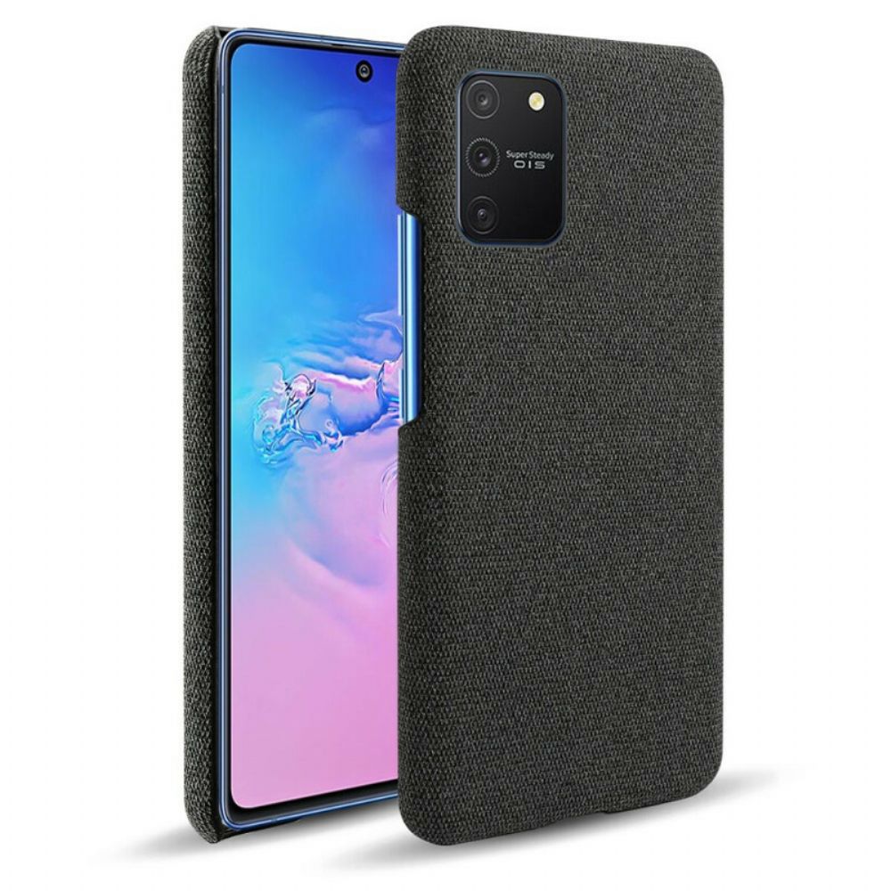 Hoesje voor Samsung Galaxy S10 Lite Ksq Doek Textuur