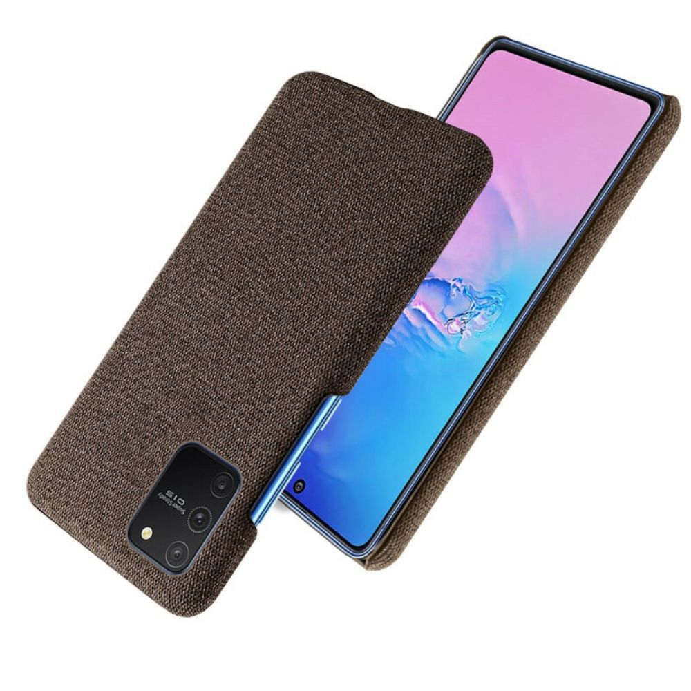 Hoesje voor Samsung Galaxy S10 Lite Ksq Doek Textuur