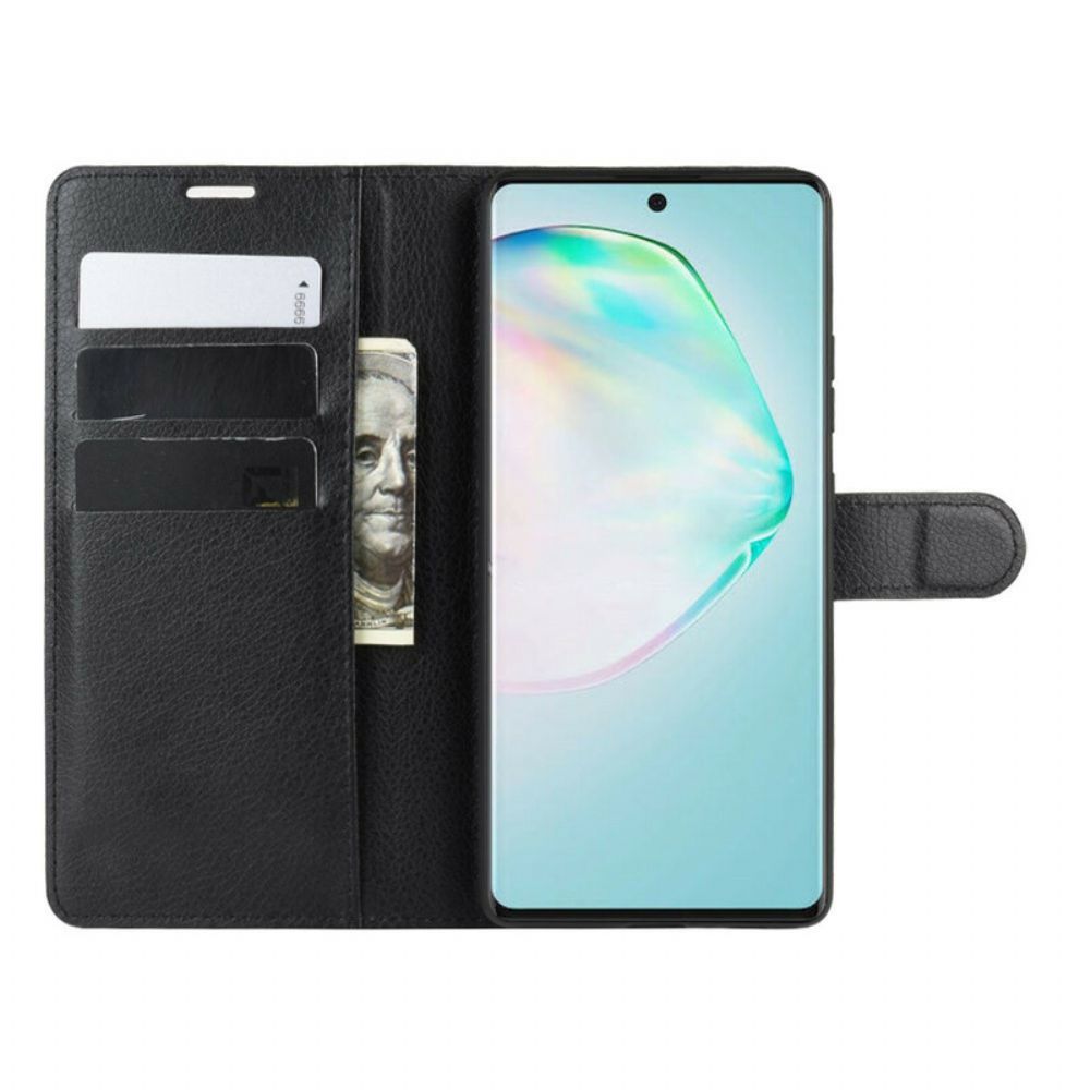 Leren Hoesje voor Samsung Galaxy S10 Lite Klassiek