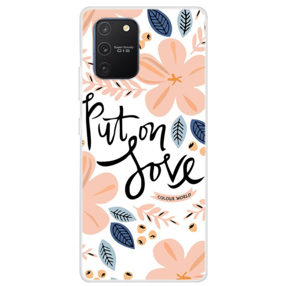 Telefoonhoesje voor Samsung Galaxy S10 Lite Doe Liefde Aan