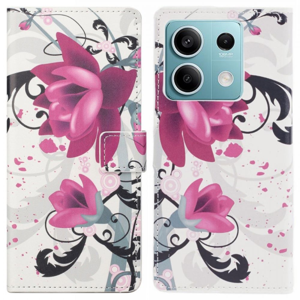 Flip Case Leren Poco X6 5g Lotus