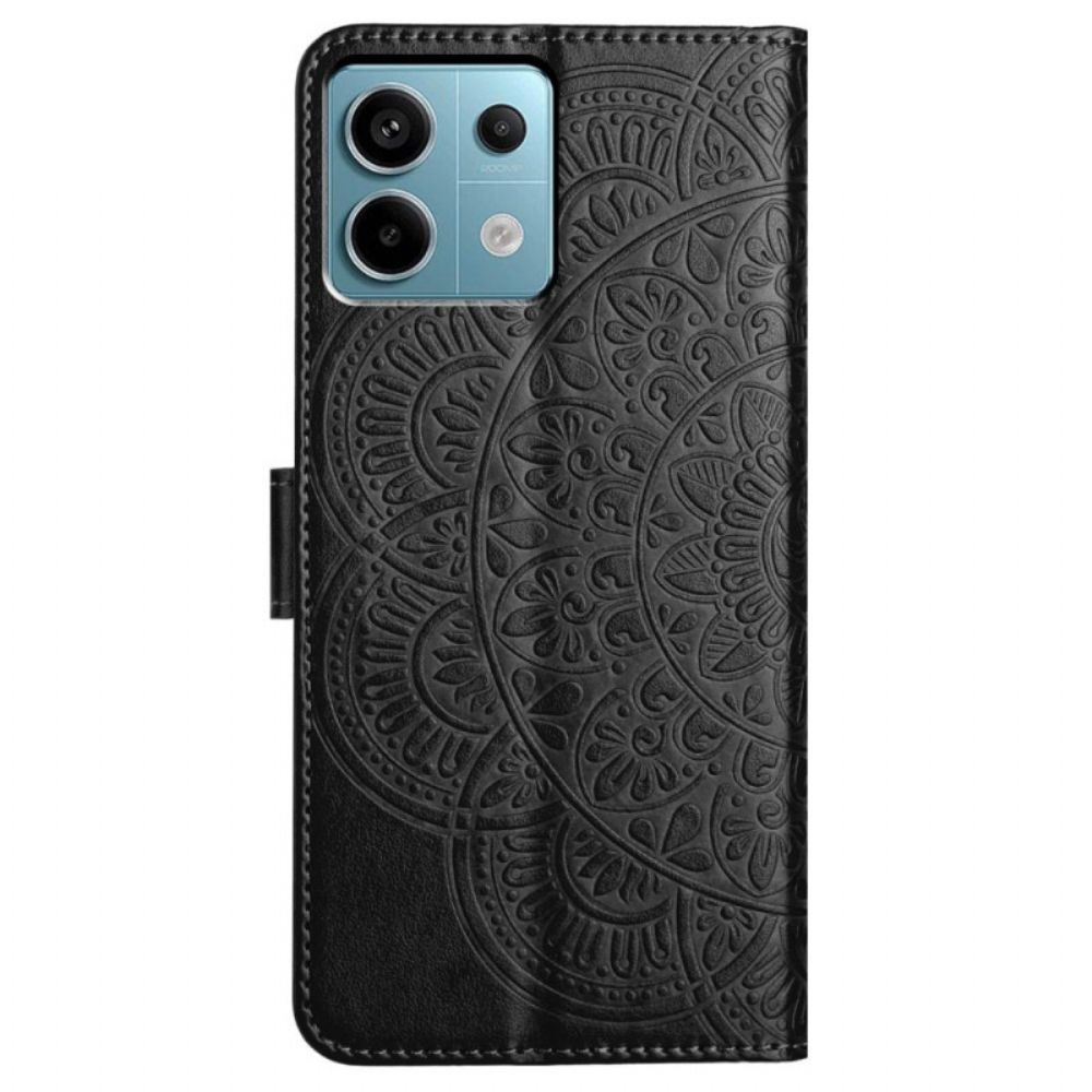 Folio-hoesje Poco X6 5g Band Met Mandala-print