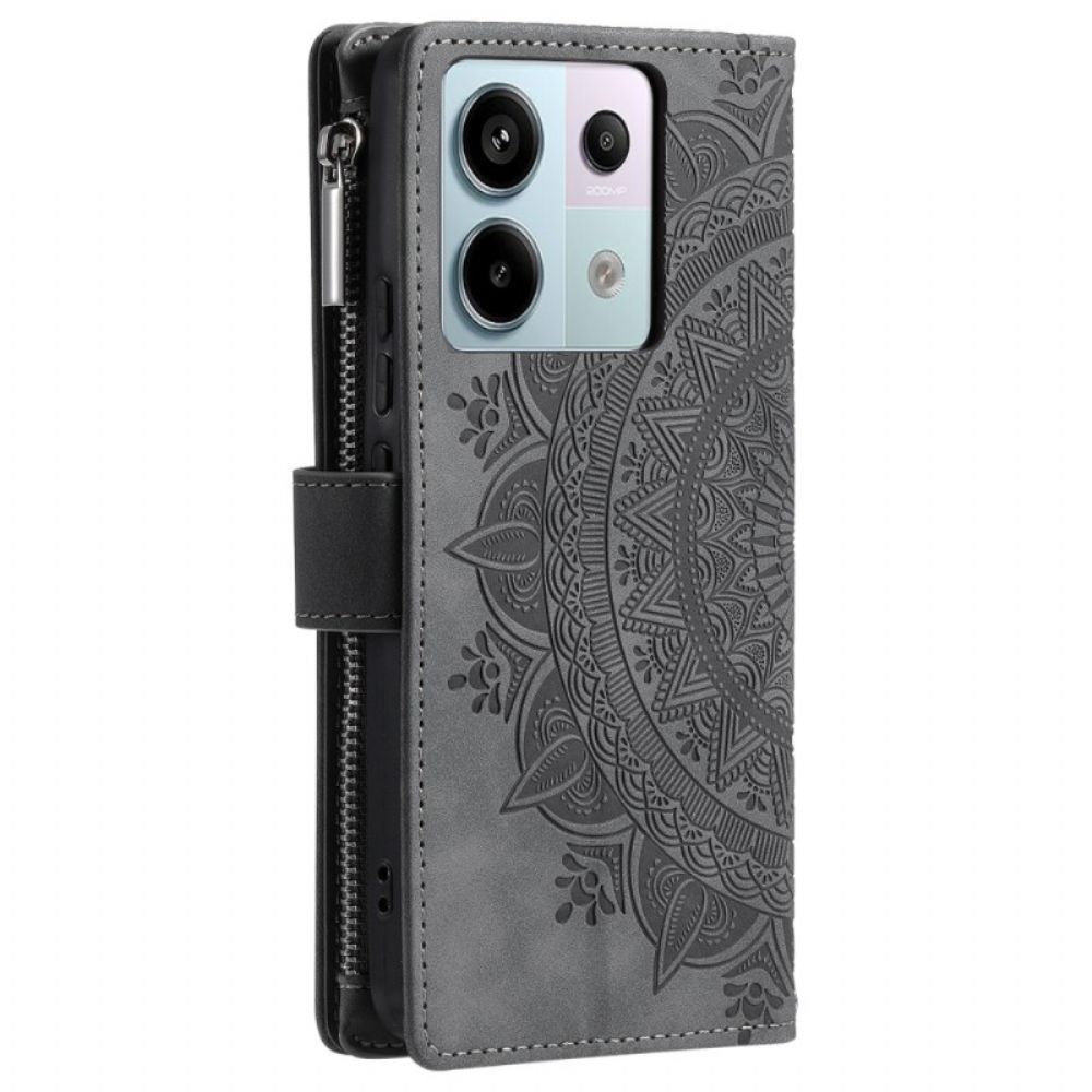 Folio-hoesje Poco X6 5g Portemonnee Met Mandala-band