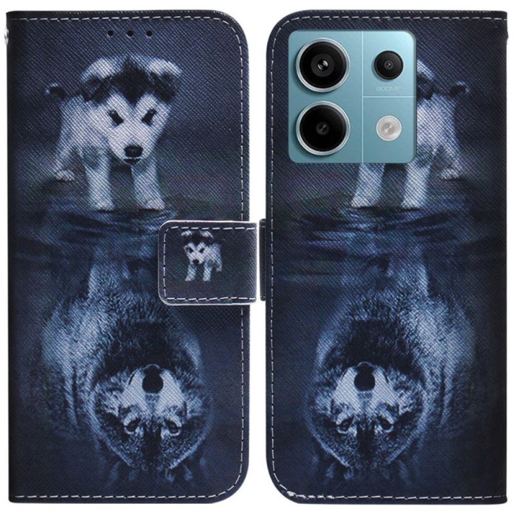 Folio-hoesje Poco X6 5g Puppydroom