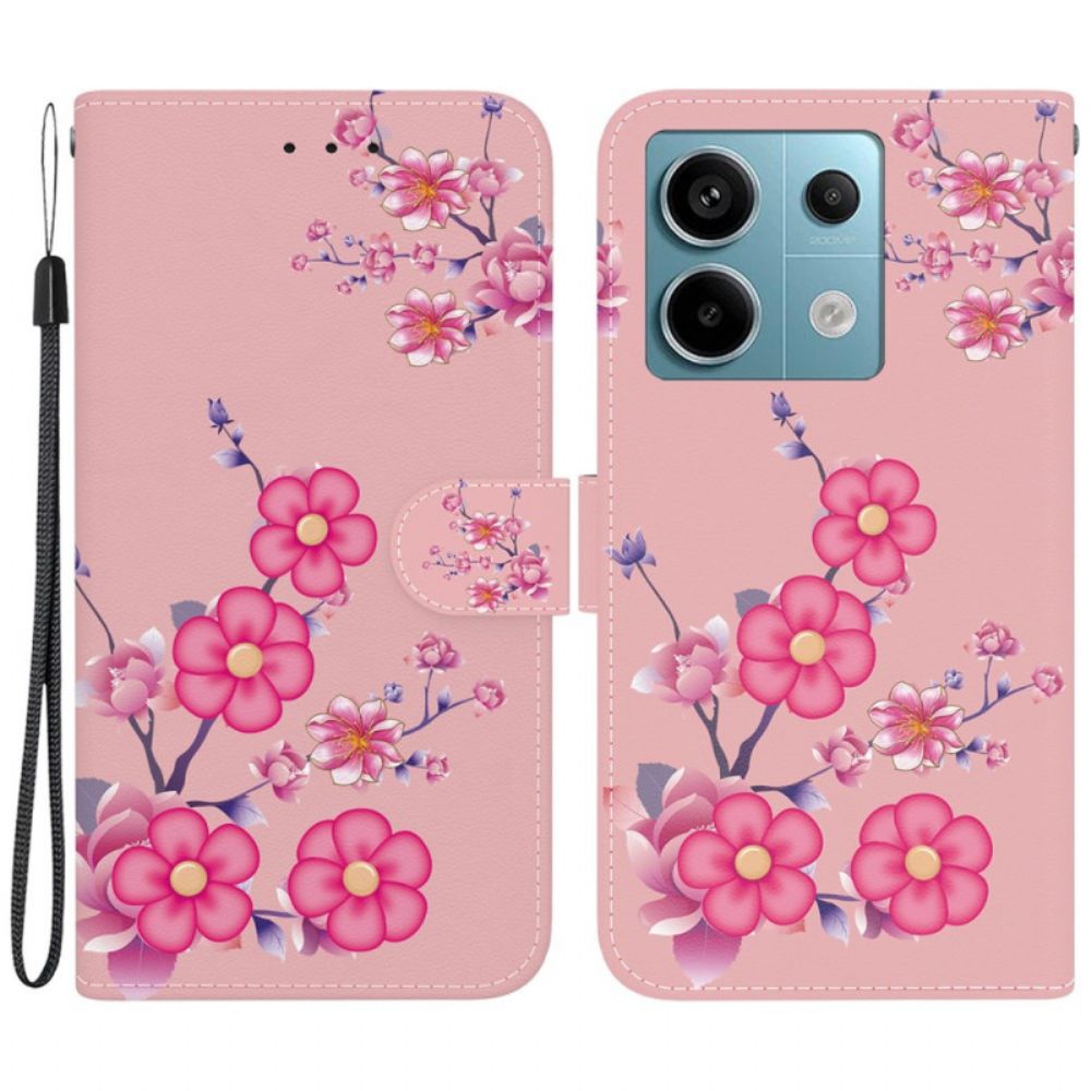 Folio-hoesje Poco X6 5g Sakura-band