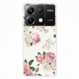 Hoesje Poco X6 5g Vrijheidsbloemen