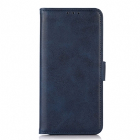 Leren Hoesje Poco X6 5g Ledereffect Bescherming Hoesje