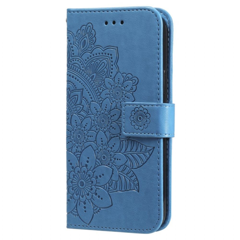 Leren Hoesje Poco X6 5g Mandala Met Koord Bescherming Hoesje