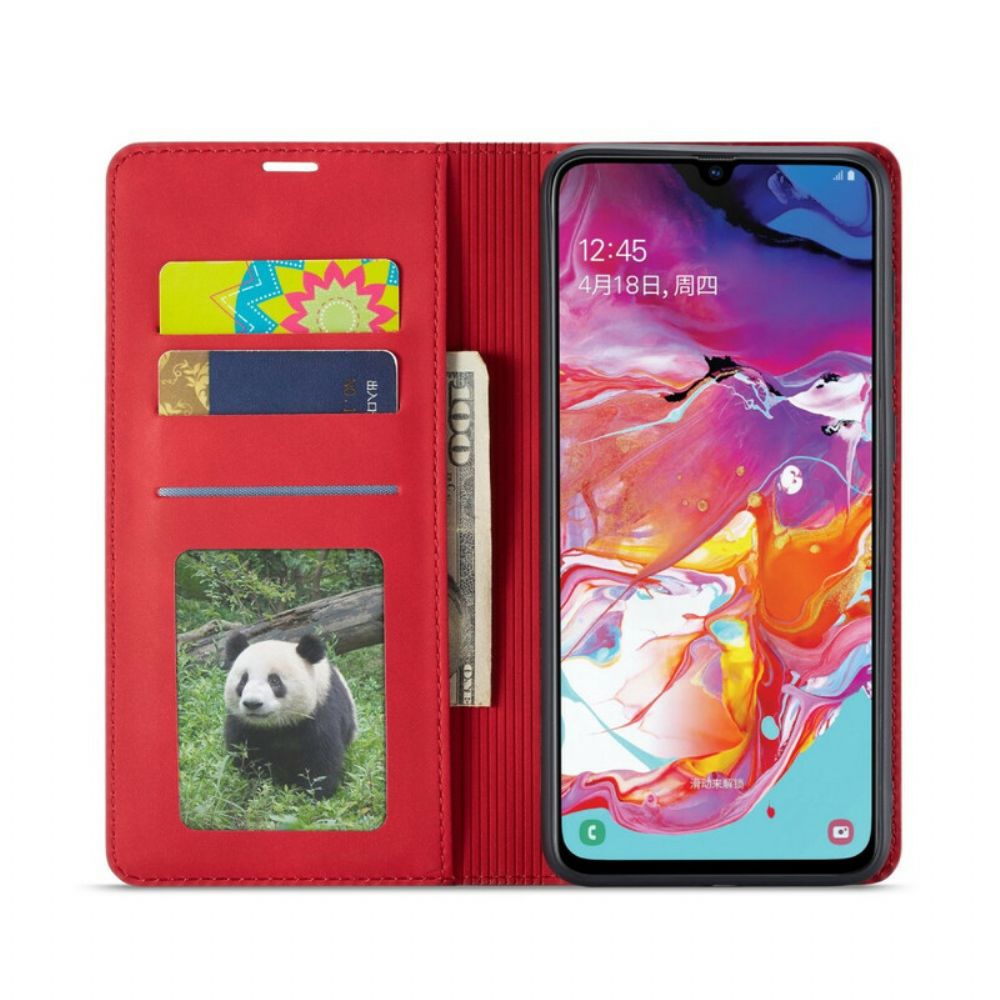 Bescherming Hoesje voor Samsung Galaxy A70 Folio-hoesje Lederen Effect Forwenw