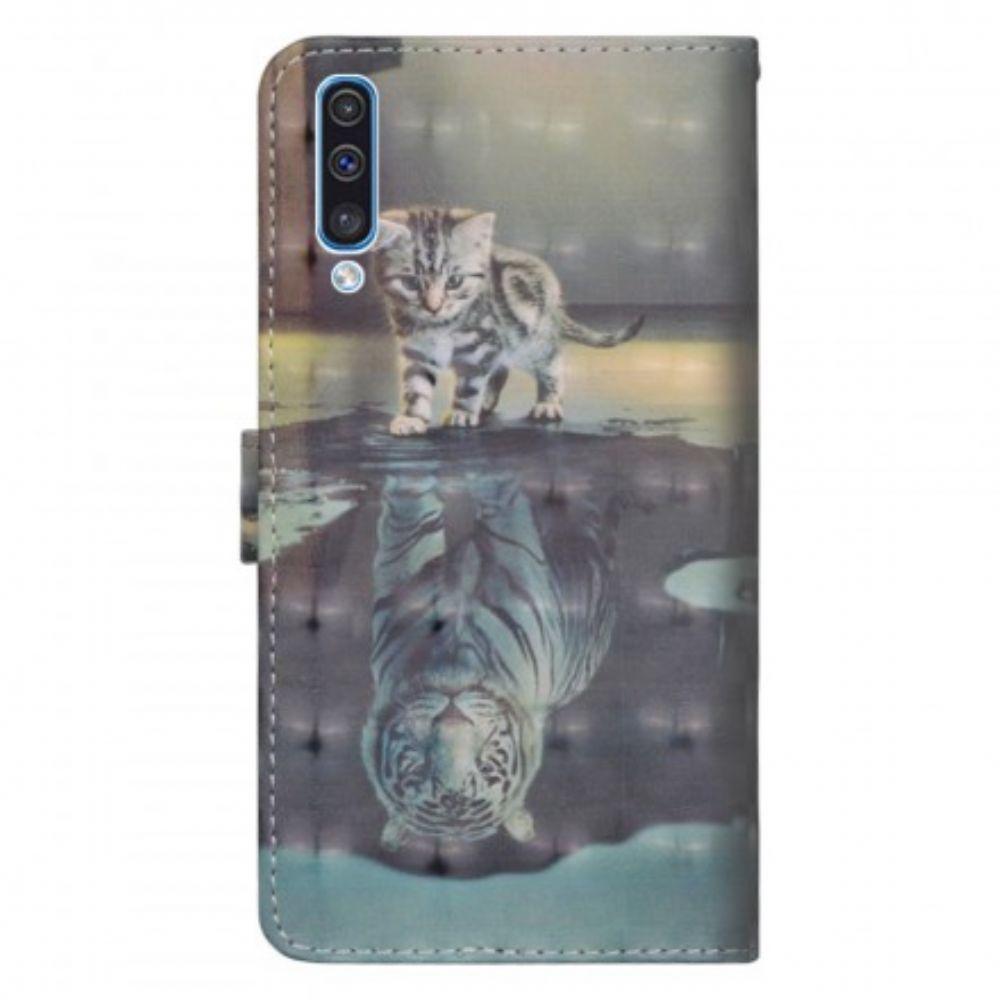 Flip Case voor Samsung Galaxy A70 Ernest De Tijger