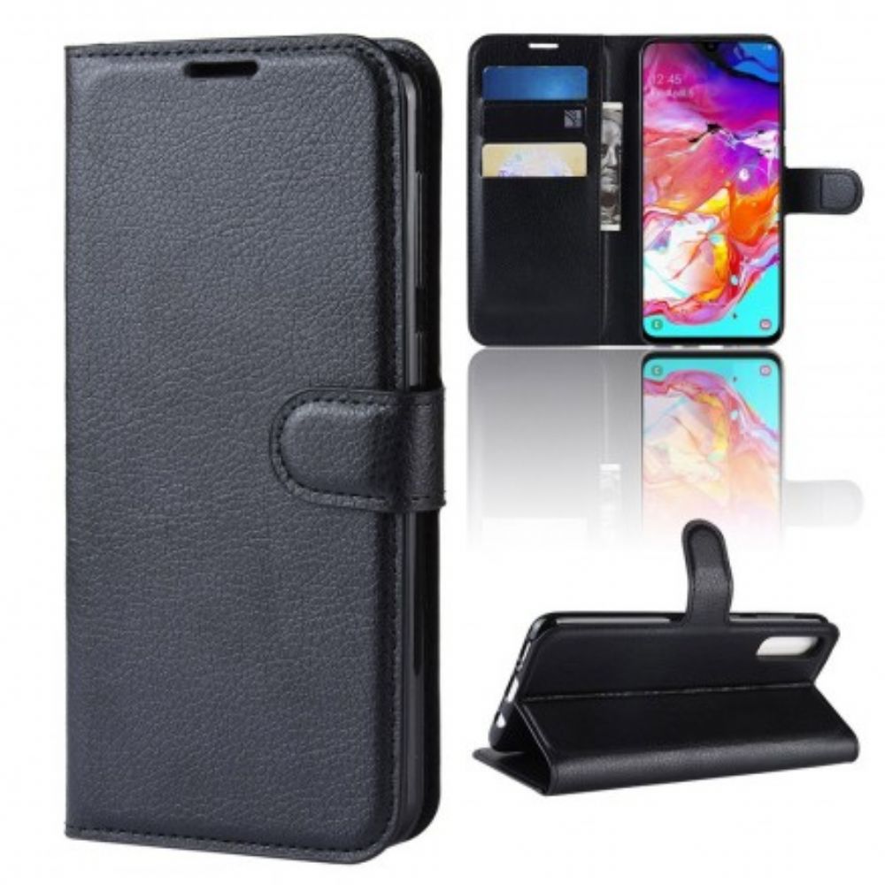 Flip Case voor Samsung Galaxy A70 Klassiek