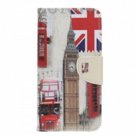 Flip Case voor Samsung Galaxy A70 Londen Leven