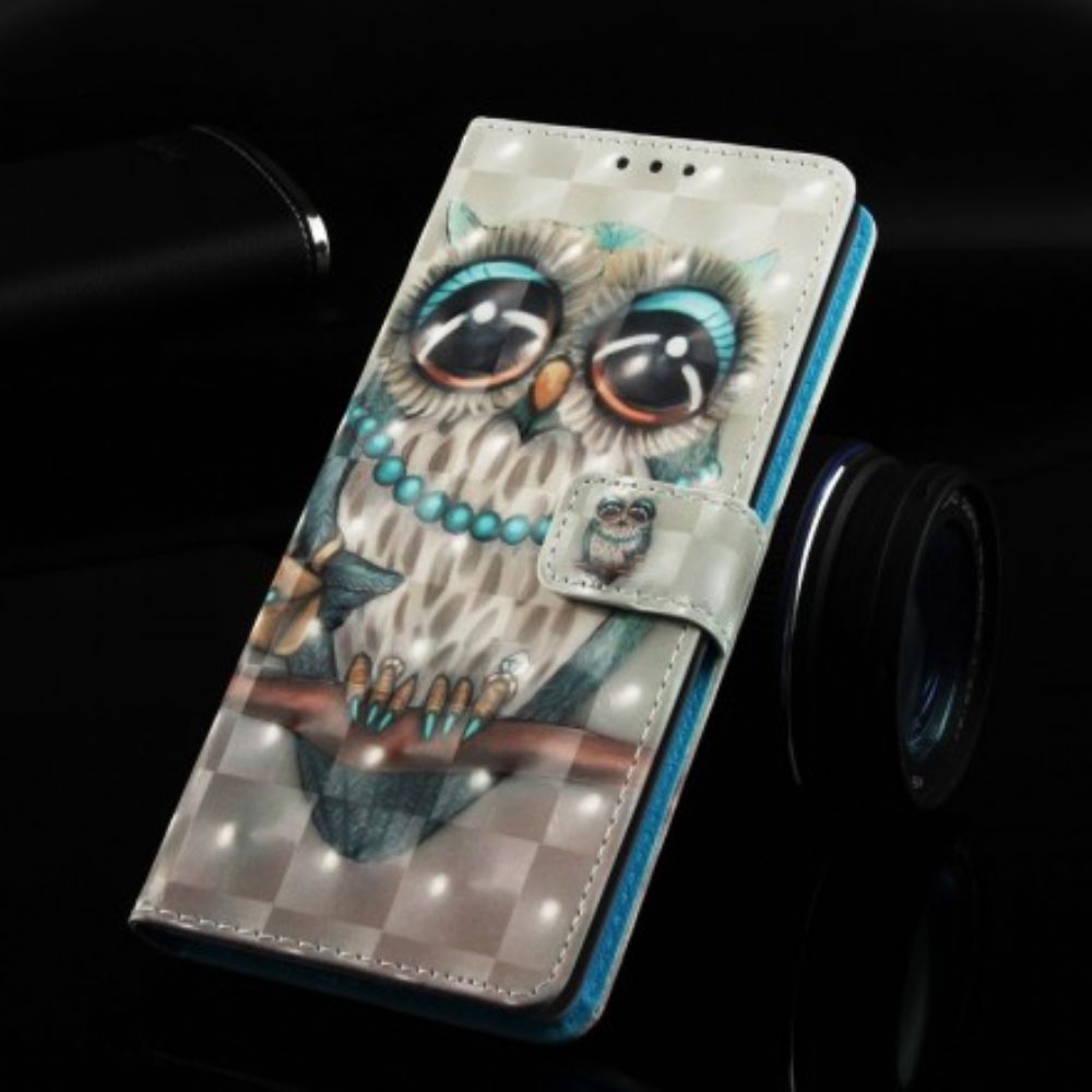 Flip Case voor Samsung Galaxy A70 Miss Uil