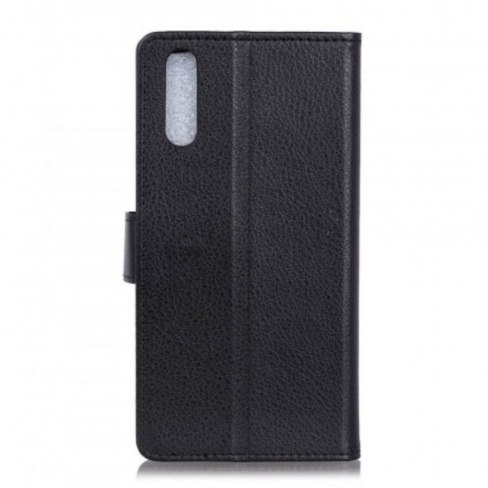 Flip Case voor Samsung Galaxy A70 Traditioneel Kunstleer