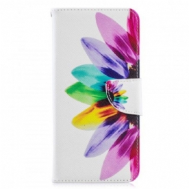 Folio-hoesje voor Samsung Galaxy A70 Aquarel Bloem