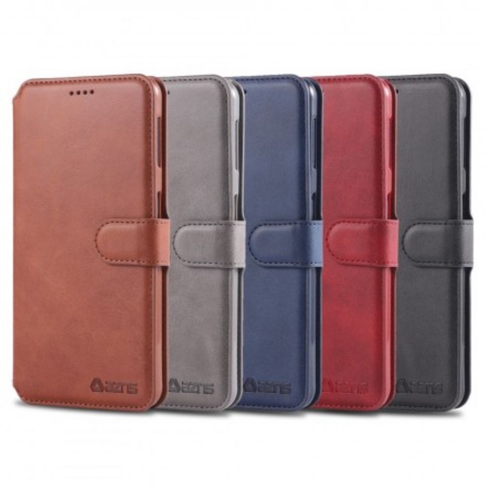 Folio-hoesje voor Samsung Galaxy A70 Azns Retro