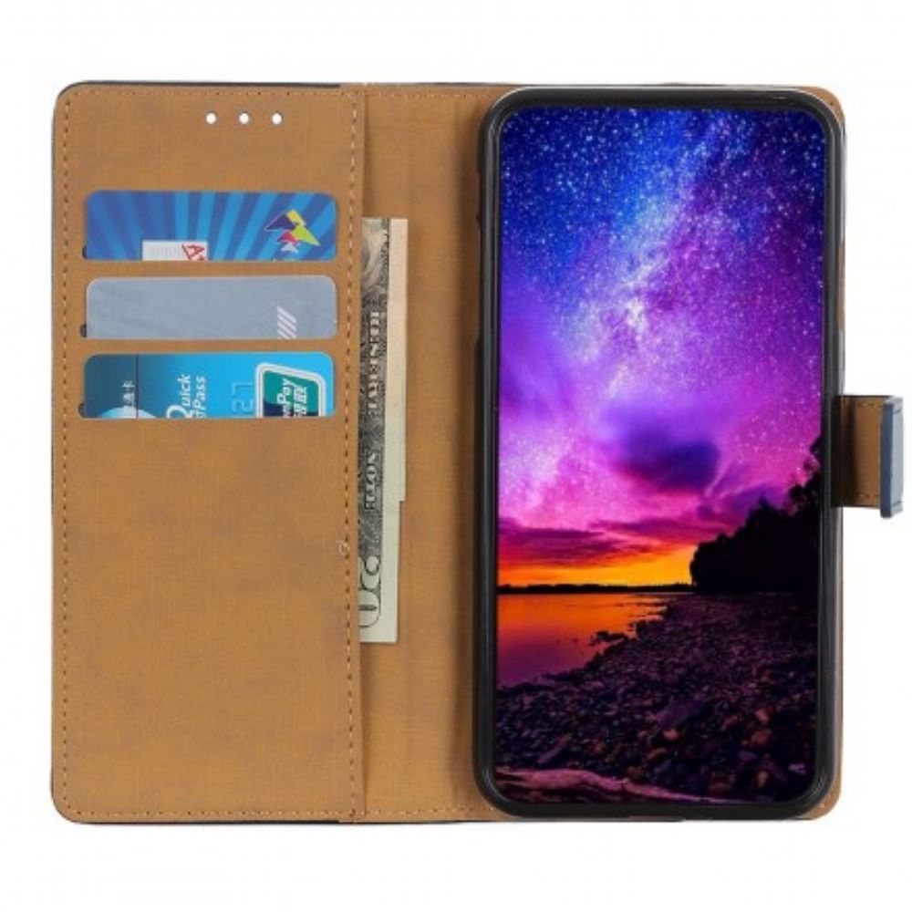 Folio-hoesje voor Samsung Galaxy A70 Eenvoudig Kunstleer