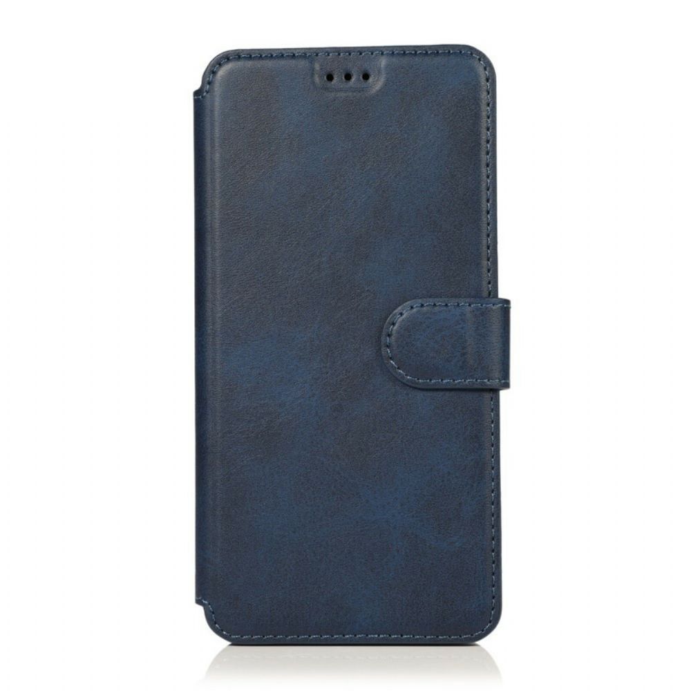 Folio-hoesje voor Samsung Galaxy A70 Luxe Leereffect