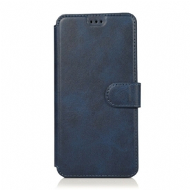 Folio-hoesje voor Samsung Galaxy A70 Luxe Leereffect