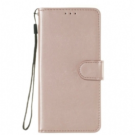 Folio-hoesje voor Samsung Galaxy A70 Met Ketting Kunstleer Kleur Band