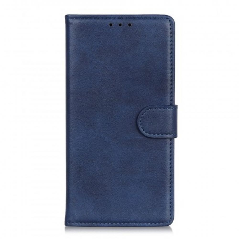 Folio-hoesje voor Samsung Galaxy A70 Retro Mat Leereffect