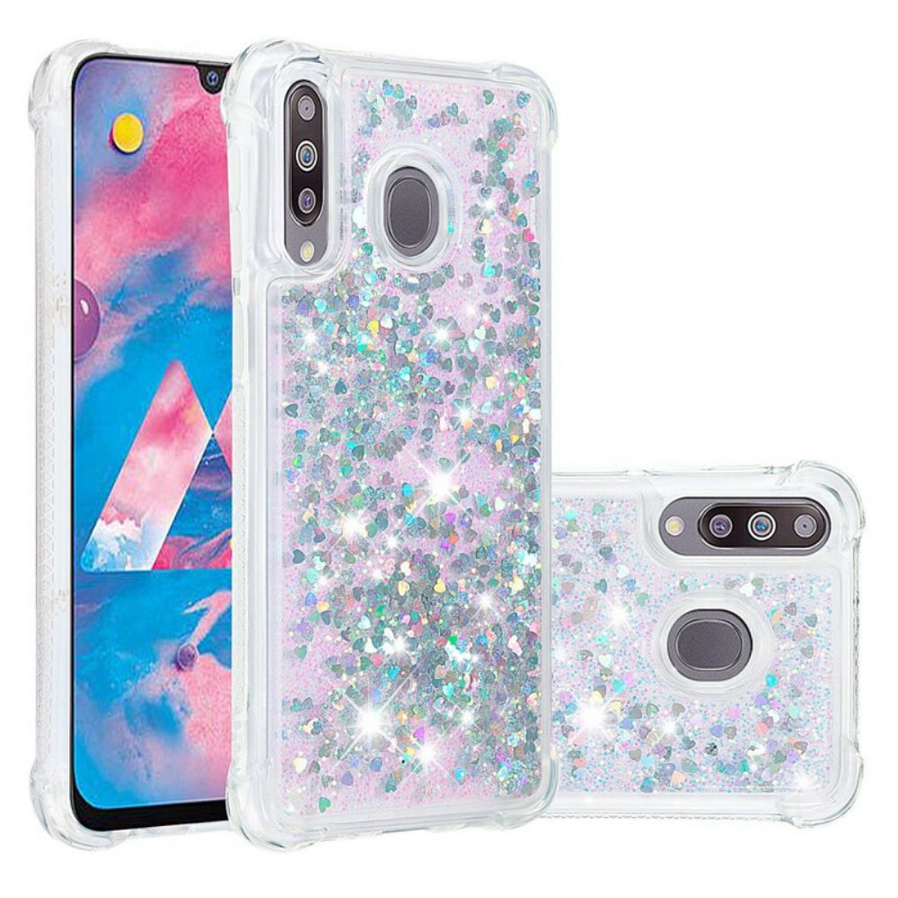 Hoesje voor Samsung Galaxy A70 Verlangen Glitter