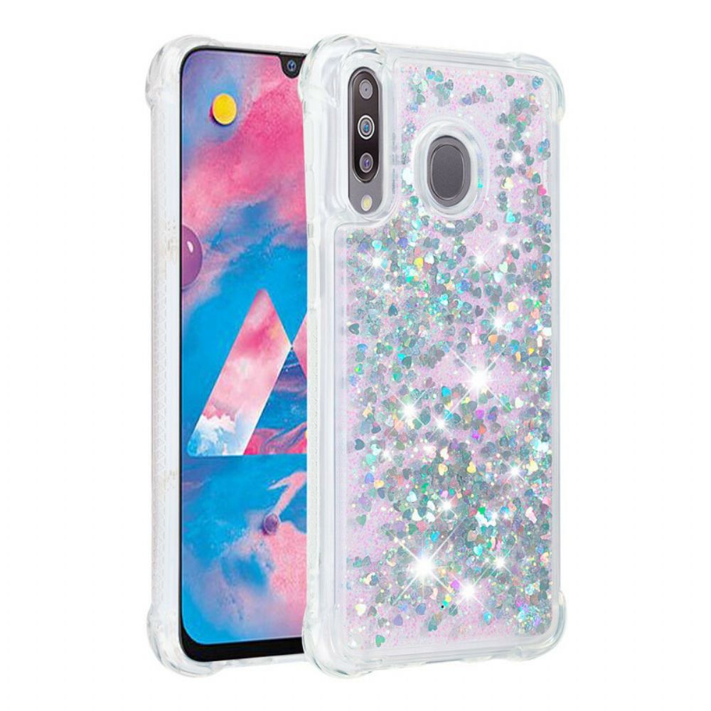 Hoesje voor Samsung Galaxy A70 Verlangen Glitter