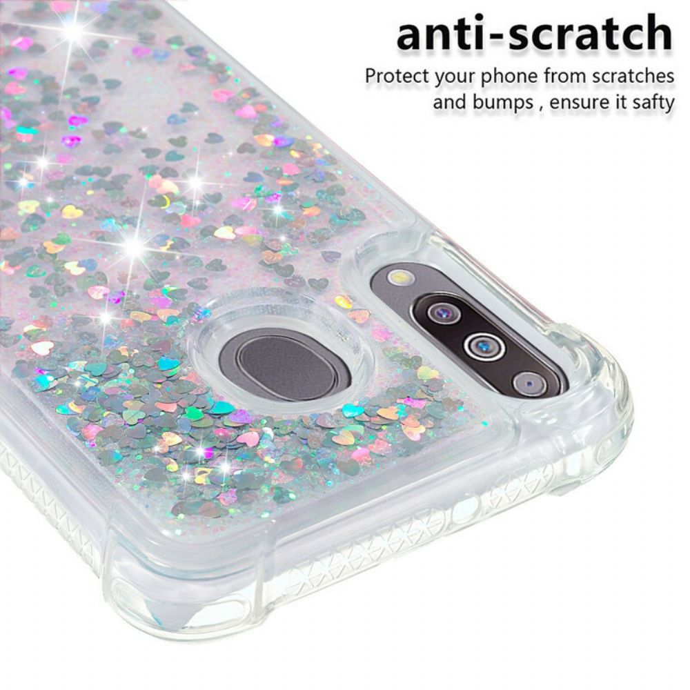 Hoesje voor Samsung Galaxy A70 Verlangen Glitter