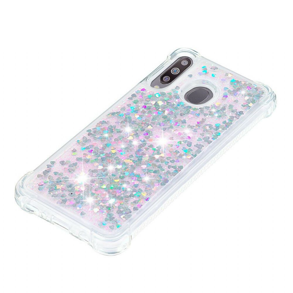 Hoesje voor Samsung Galaxy A70 Verlangen Glitter