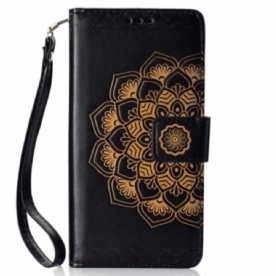 Leren Hoesje voor Samsung Galaxy A70 Chique Mandala