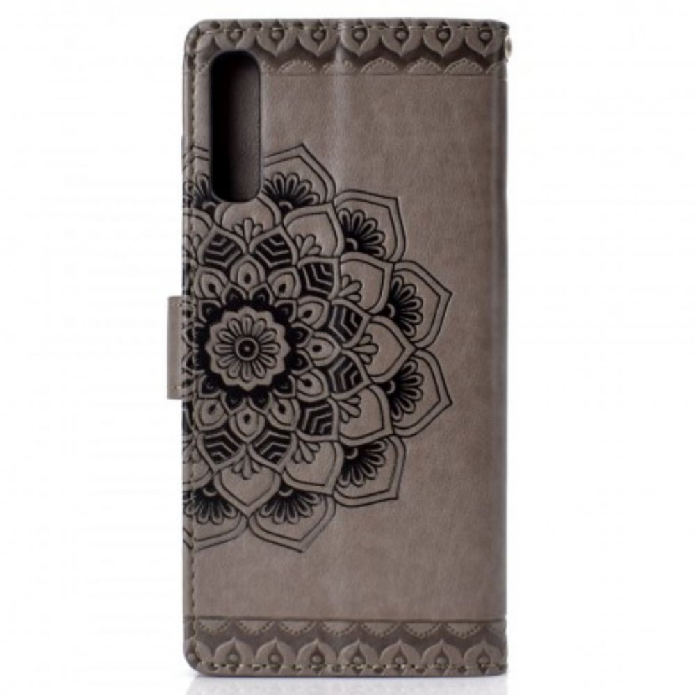 Leren Hoesje voor Samsung Galaxy A70 Chique Mandala